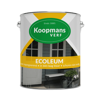 Afbeelding van Koopmans Ecoleum 2,5 ltr 206 donkergroen Buitengevel &amp; Tuin