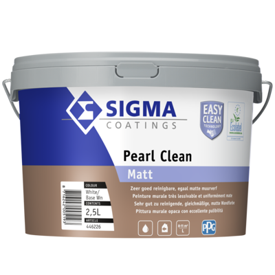 Afbeelding van Sigma Sigmapearl Clean Matt 2,5 liter Muurverf voor binnen