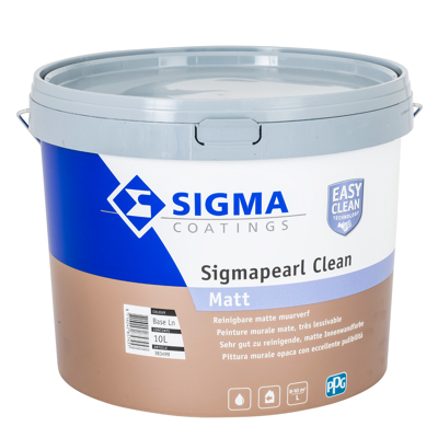Afbeelding van Sigma Sigmapearl Clean Matt 10 liter Muurverf voor binnen