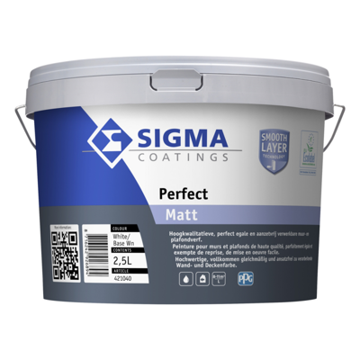 Afbeelding van Sigma Perfect Matt 2,5 liter Muurverven