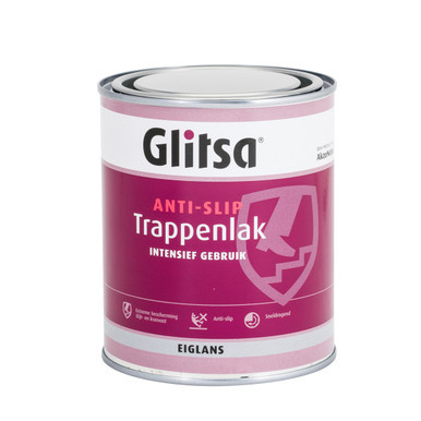 Afbeelding van Glitsa Trappenlak Anti Slip 0,75l Blanke lak &amp; Beits
