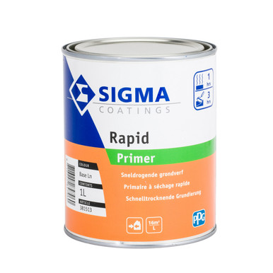 Afbeelding van Sigma Rapid Primer 2,5 liter Grondverf voor hout buiten (terpentinebasis)
