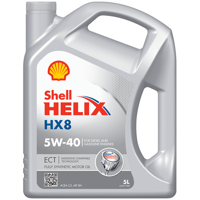 Afbeelding van Shell Helix HX8 ECT 5W 40 5L Motorolie 550046689 BMW: 5 Saloon, 6 Gran Coupe, 2 Tourer, RENAULT: CLIO 2, Kadjar, Modus / Grand