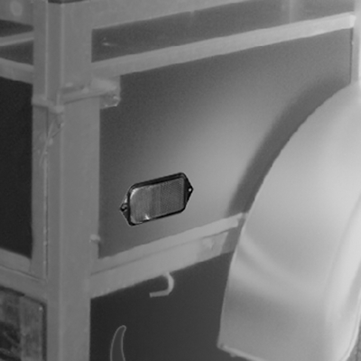 Afbeelding van Carpoint Reflector Wit 104x40mm 2 stuks