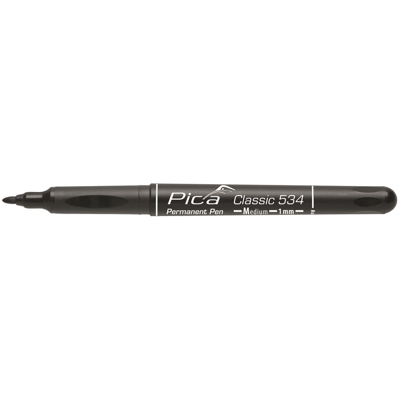 Afbeelding van Pica 534/46 permanent pen 1,0mm rond zwart