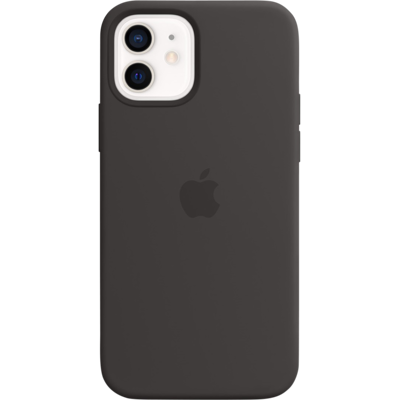 Afbeelding van Apple MagSafe Siliconen Back Cover iPhone 12/12 Pro Zwart