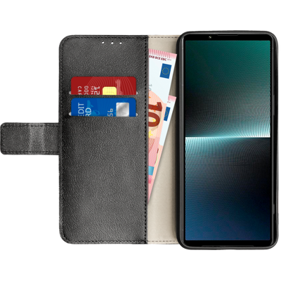 Afbeelding van Just in Case Wallet Sony Xperia 1 V Book Zwart