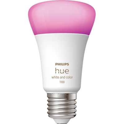 Abbildung von Philips Hue White and Color E27 1.100 lm Einzellampe