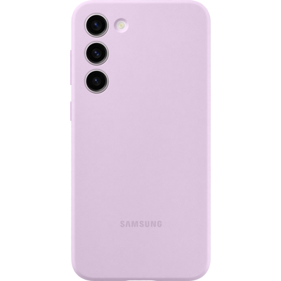 Abbildung von Samsung Galaxy S23 Plus Hülle Silikon Soft Case/Backcover Handyhülle Lila