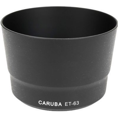 Afbeelding van Caruba Zonnekap ET 63 voor Canon EF S 55 250mm f/4 5.6 IS STM