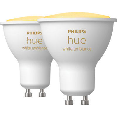 Abbildung von Philips Hue White Ambiance GU10 Doppelpack