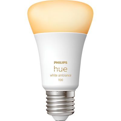 Abbildung von Philips Hue White Ambiance E27 1.100 lm Einzellampe