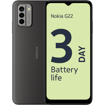 Afbeelding van Nokia G22 256GB Grijs met Youfone abonnement 200 minuten + 40000 MB 4G+