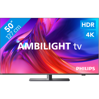Afbeelding van Philips 50pus8808/12 The One Led 50&quot; 4k Ultra Hd Smart Tv Android Ambilight Zwart Televisie