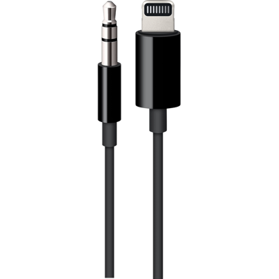 Afbeelding van Apple Lightning naar 3,5mm kabel (1,2 meter) zwart