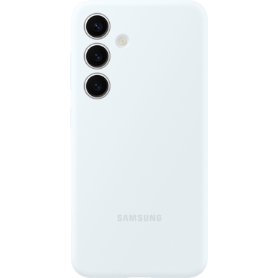 Abbildung von Samsung Silikon Back Cover Weiß Galaxy S24