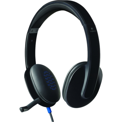 Afbeelding van Logitech Headset H540, USB, stereo zwart, retail