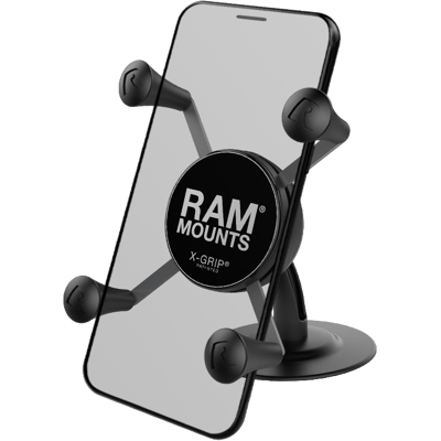 Abbildung von RAM Mounts ﻿Telefonhalter für das Armaturenbrett Auto Universell Klein Schwarz Kunststoff