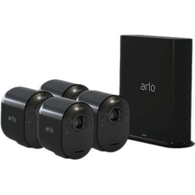 Afbeelding van Arlo Ultra 2 Beveiligingscamera 4K Zwart 4 Pack