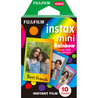 Afbeelding van Fujifilm Instax Mini Film Kleur Regenboog Enkel pak