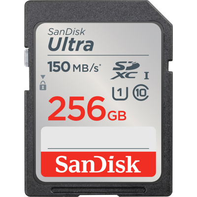 Afbeelding van SanDisk SDXC Ultra 256GB 150mb/s