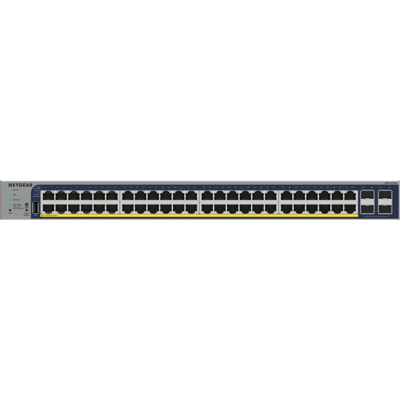 Afbeelding van NETGEAR GS752TPP Managed L2/L3/L4 Gigabit Ethernet (10/100/1000) Power