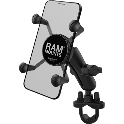 Image de RAM Mounts U Bolt Support de Téléphone Moto Guidon Petit