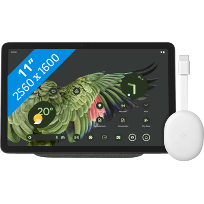 Afbeelding van Google Pixel Tablet 128GB Wifi Grijs + Chromecast 4K met TV
