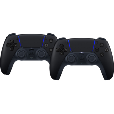 Afbeelding van Sony Playstation 5 DualSense Draadloze Controller Midnight Black Duo Pack