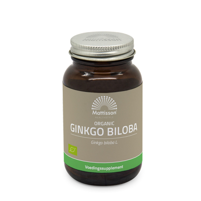 Afbeelding van Mattisson Biologische Ginkgo Biloba 60 capsules