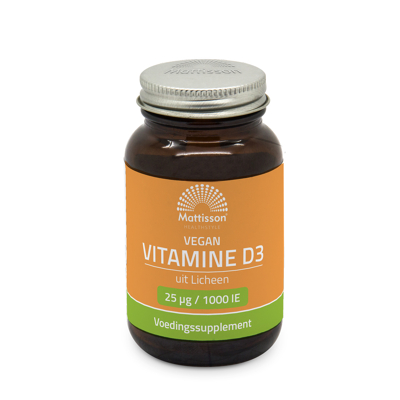 Afbeelding van Mattisson Vegan Vitamine D3 25mcg 120 capsules