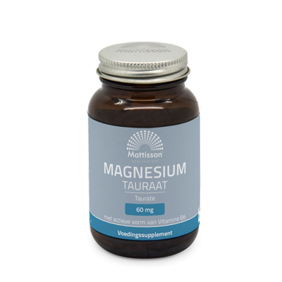 Afbeelding van Mattisson Magnesium Tauraat met Vitamine B6 60 capsules