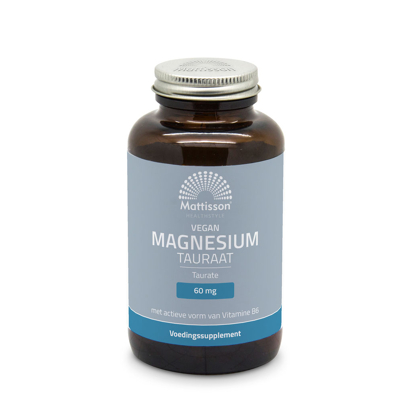 Afbeelding van Mattisson HealthStyle Vegan Magnesium Tauraat Capsules 120VCP