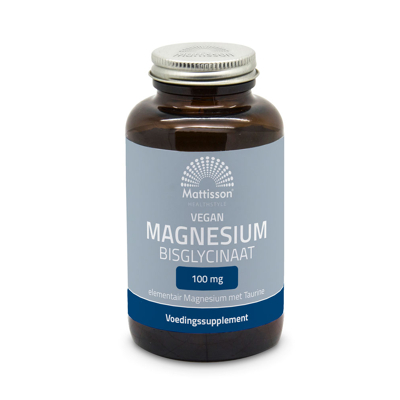 Afbeelding van Mattisson Magnesium Bisglycinaat 833mg 90 tabletten
