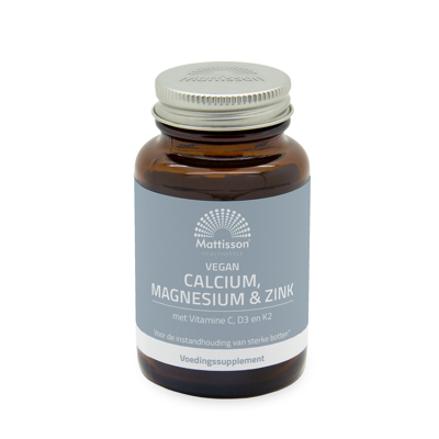 Afbeelding van Mattisson Calcium, Magnesium &amp; Zink 90 tabletten