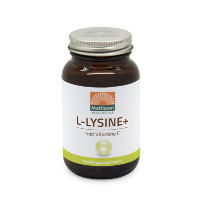 Afbeelding van Mattisson L Lysine+ met vitamine C 90 capsules