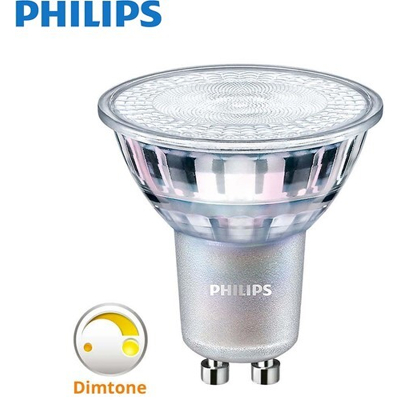 Afbeelding van Dimbare GU10 Spot LED Lamp Philips Warm Glow 3.7 Watt, vervangt 35W Halogeen