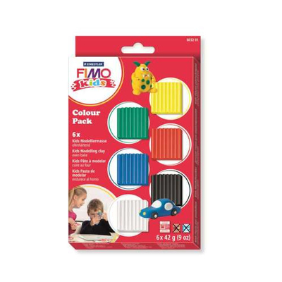 Afbeelding van Fimo kids Colour pack basic (6 x 42 g)