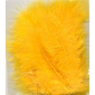 Abbildung von Vaessen Creative Marabou feathers 8,5 12,5cm 15pcs yellow