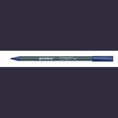 Abbildung von Edding 4200 Porzellanpinselstift 1 4mm Blau