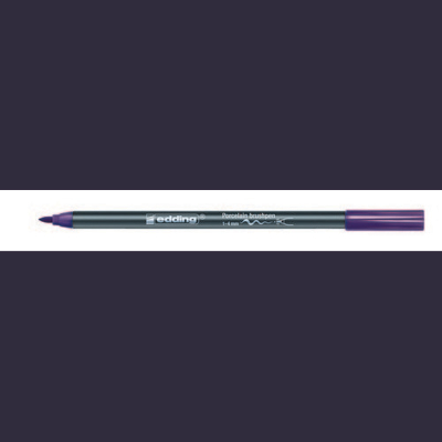 Afbeelding van edding 4200 porselein brushpen violet 1ST 1 4 mm / 4200008