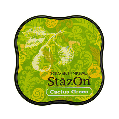 Abbildung von Tsukineko StazOn Midi Stempelkissen Cactus green