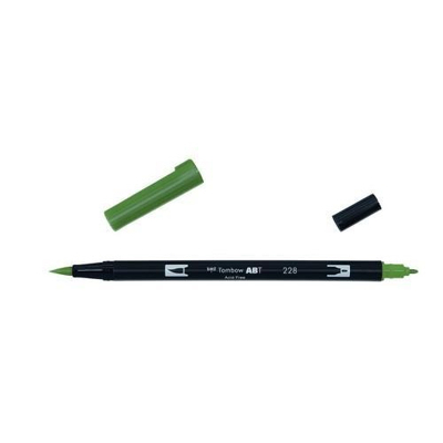 Abbildung von Tombow brush pen ABT dual Grey green