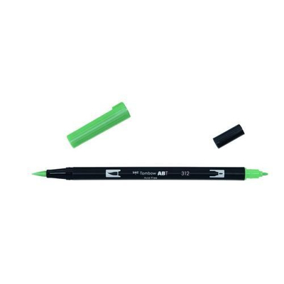 Abbildung von Tombow brush pen ABT dual Holly green