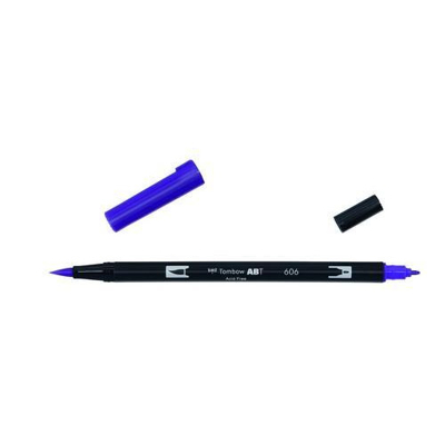 Afbeelding van 6x Tombow ABT Dual Brush Pen, Violet