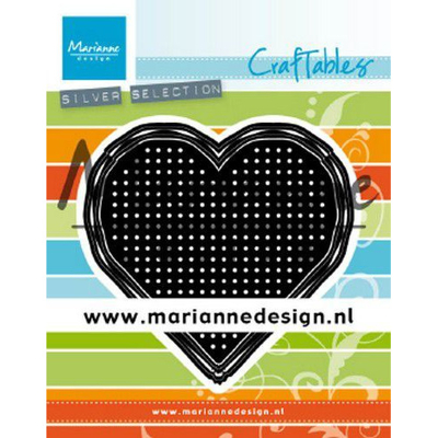 Abbildung von Marianne Design Craftables Präge und Stanzschablone Kreuzstich Herz