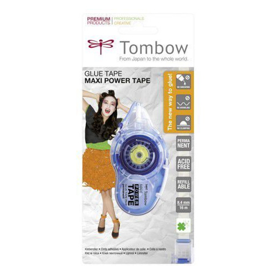 Afbeelding van Tombow Maxi Power Tape permanent blister 19 PN IP 8,4 mmx16 mtr