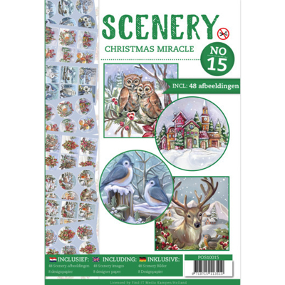 Afbeelding van Push Out book Scenery 15 Christmas Miracle