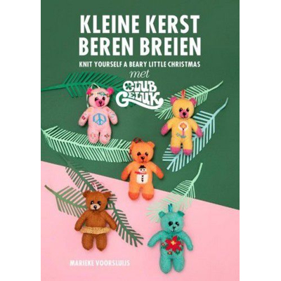 Afbeelding van Kosmos Boek Kleine kerstberen breien met Club Geluk Marieke Voorsluis