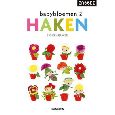 Afbeelding van Kosmos Boek Babybloemen haken 2 Bas den Braver